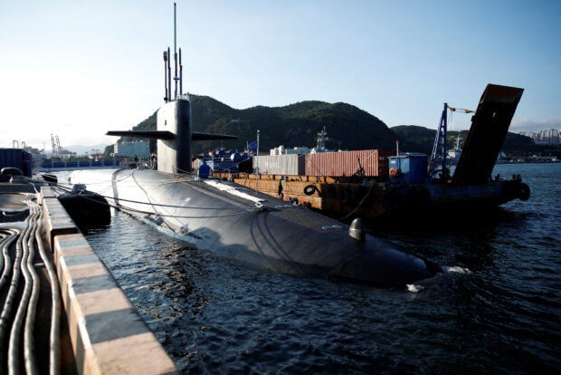 U.S. Ballistic Missile Submarine USS Kentucky is anchored at Busan Naval Base, in Busan, South Korea, July 19, 2023. WOOHAE CHO/Pool via REUTERS/File Photo