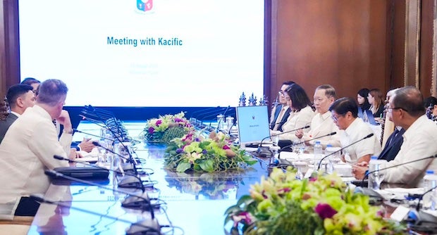 Ferdinand Marcos Jr. in meeting with Kacific execs