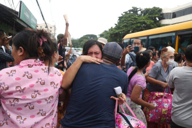 Myanmar Prisoners Release