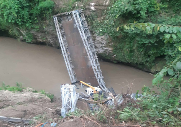 Davao City collapsed bridge