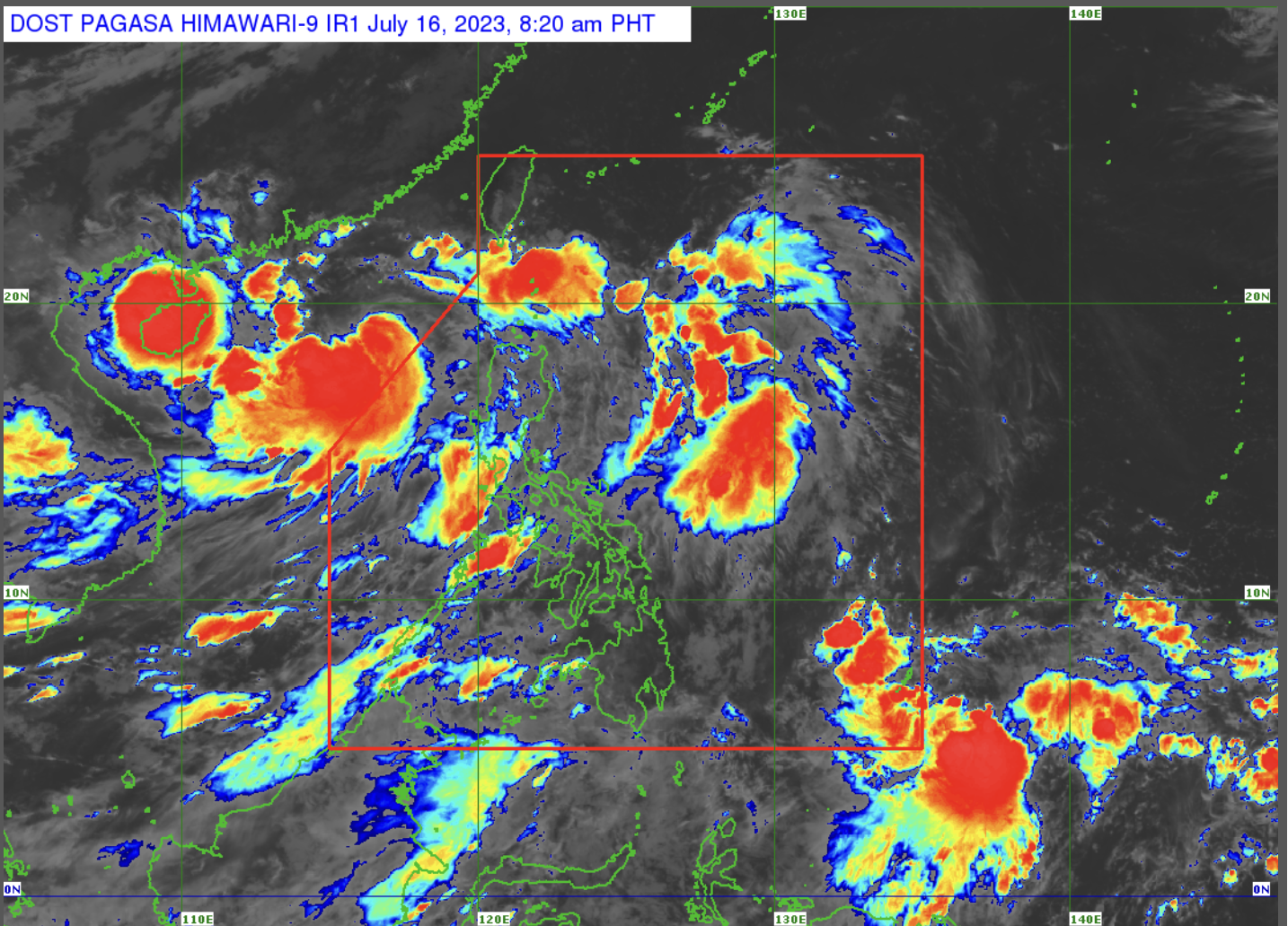 Dodong now outside PAR; habagat to bring rains across PH